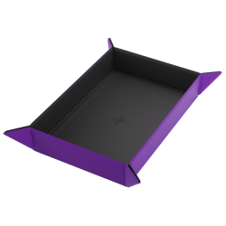 GG: Magnetic Dice Tray Rectangular Black/Purple