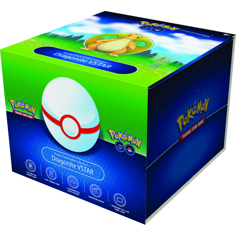 Pokemon Go Dragonite VStar Premium Deck Holder Collection