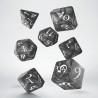 Classic RPG - Smoky & white Dice Set